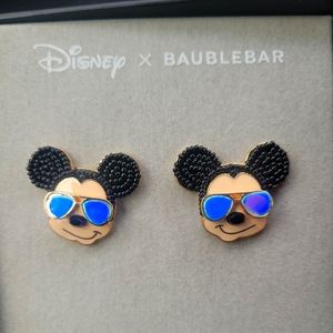 Disney Baublebar Mickey Earrings